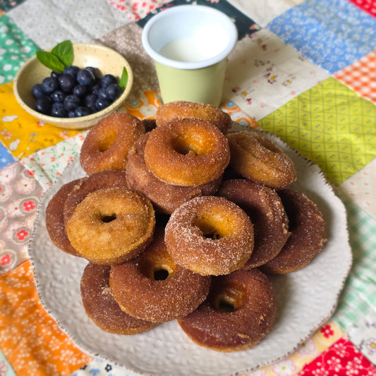 Half dozen Baked Cinnamon Sugar donuts