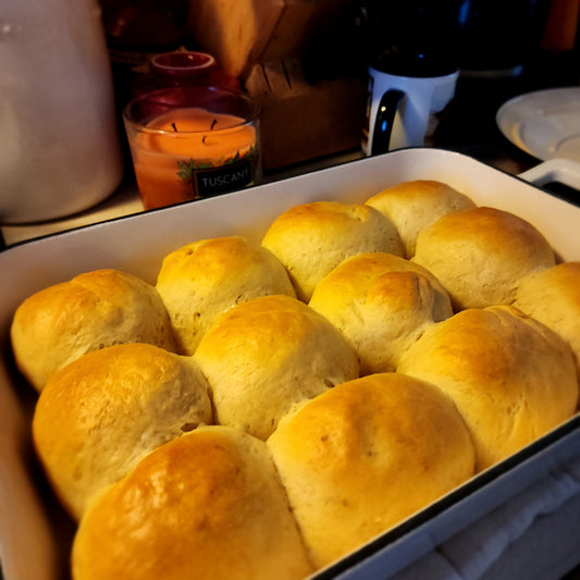 Dozen Sourdough Dinner Rolls